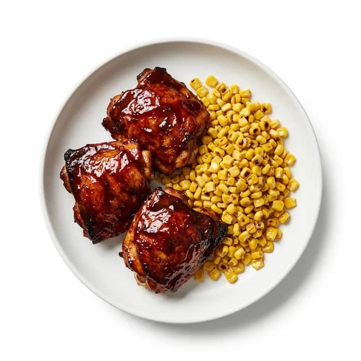 Contramuslos de pollo a la barbacoa