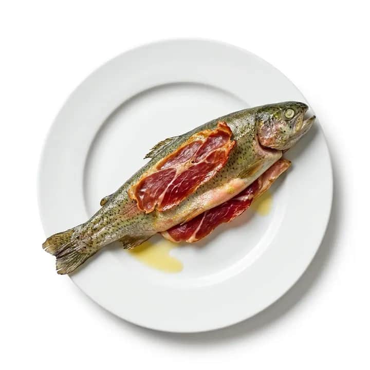 Trucha a la navarra
