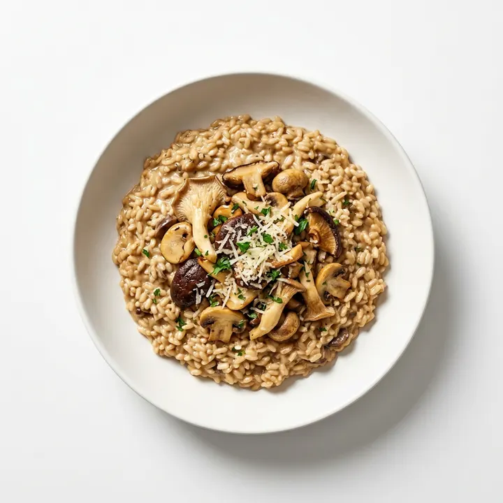 Arroz meloso de setas