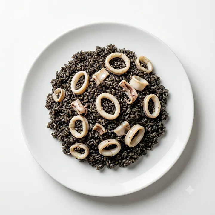Arroz negro con calamares