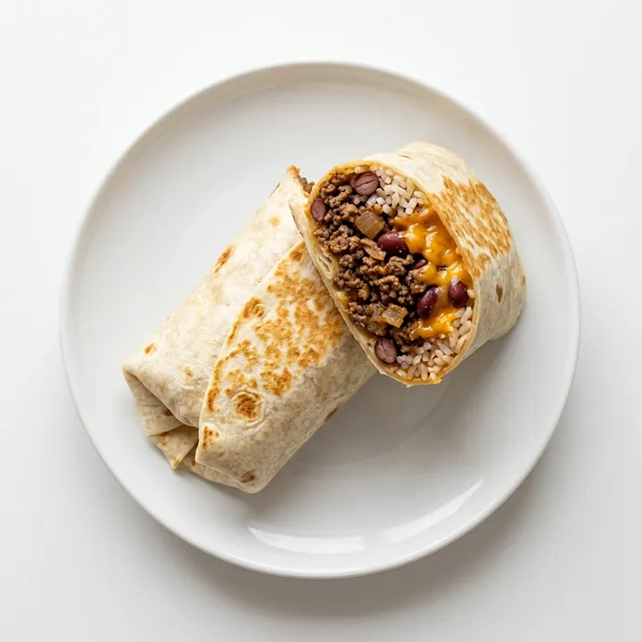 Burrito de ternera y alubias