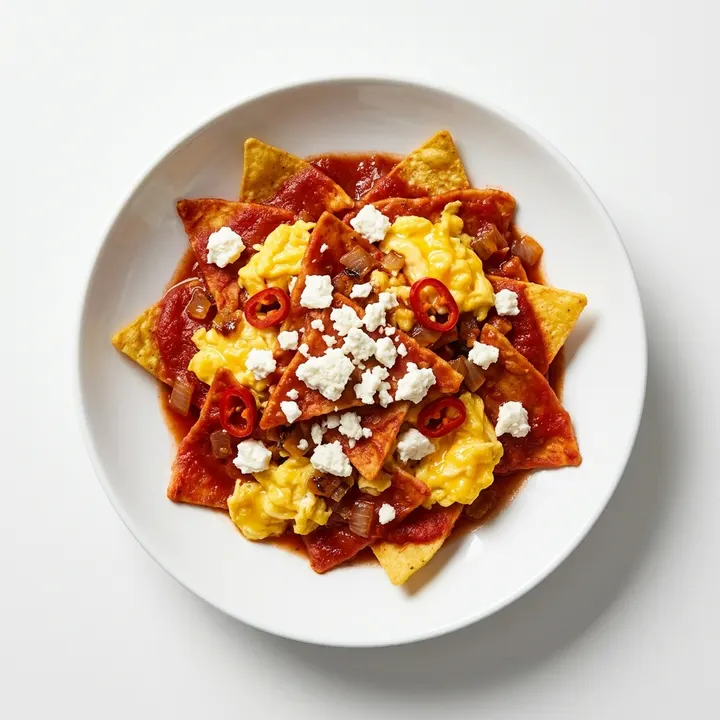 Chilaquiles con huevo