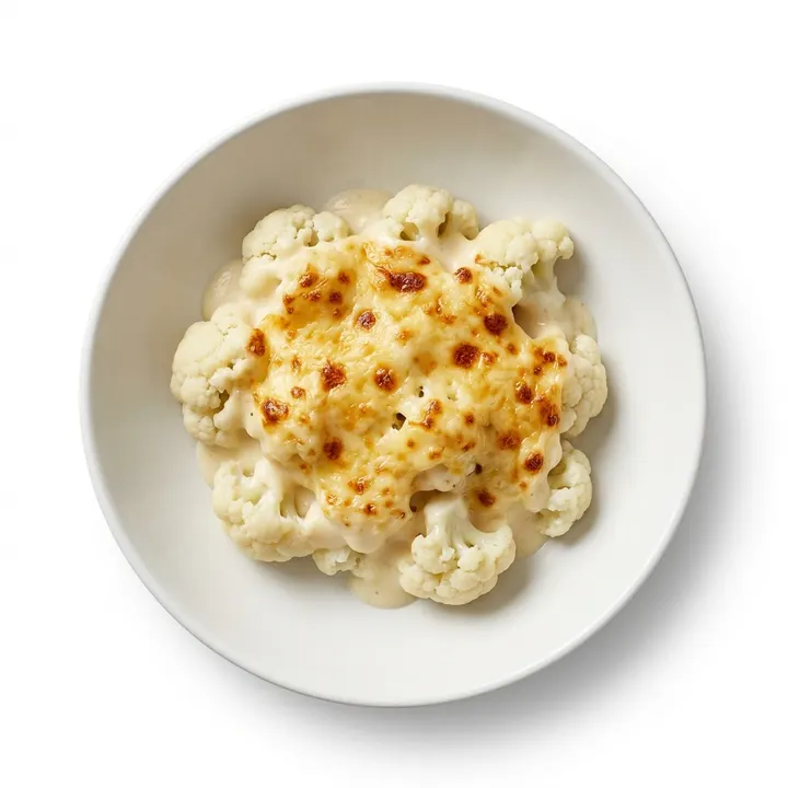 Coliflor gratinada con bechamel