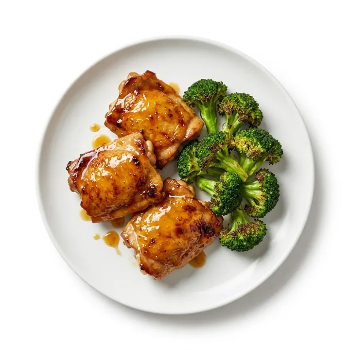 Contramuslos de pollo con miel y mostaza
