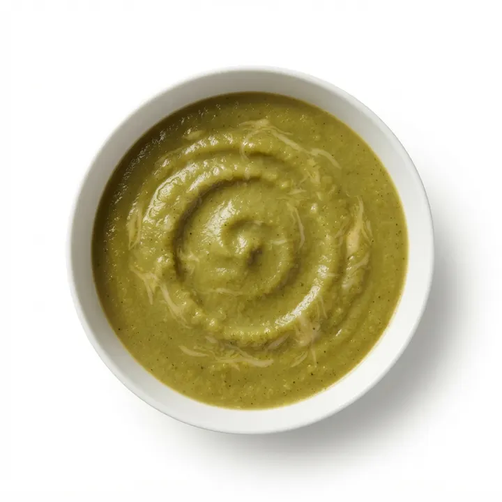 Crema de brócoli con queso