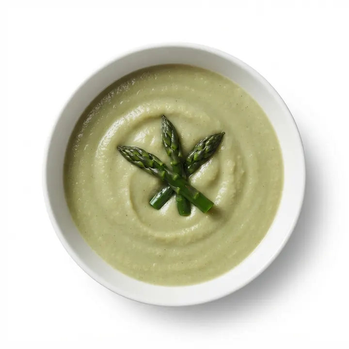Crema de espárragos verdes