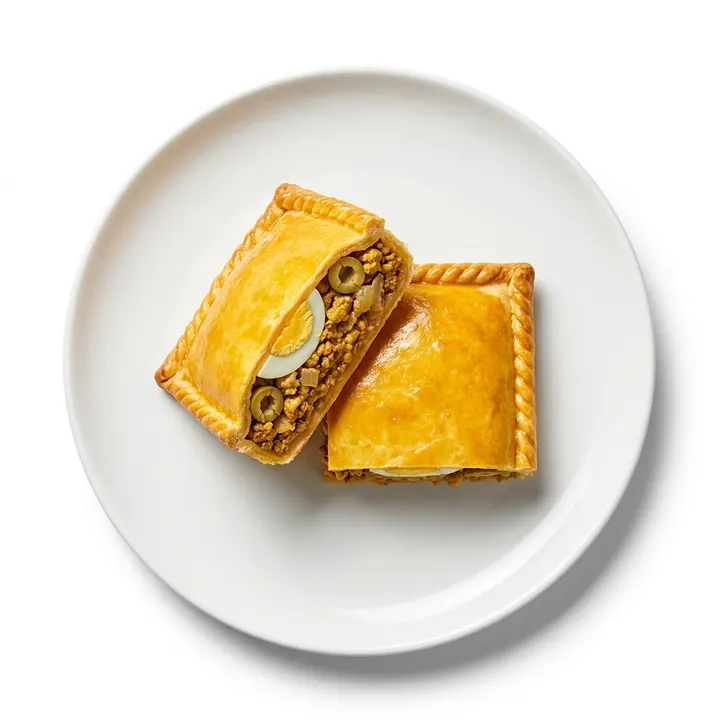 Empanada de carne picada y huevo