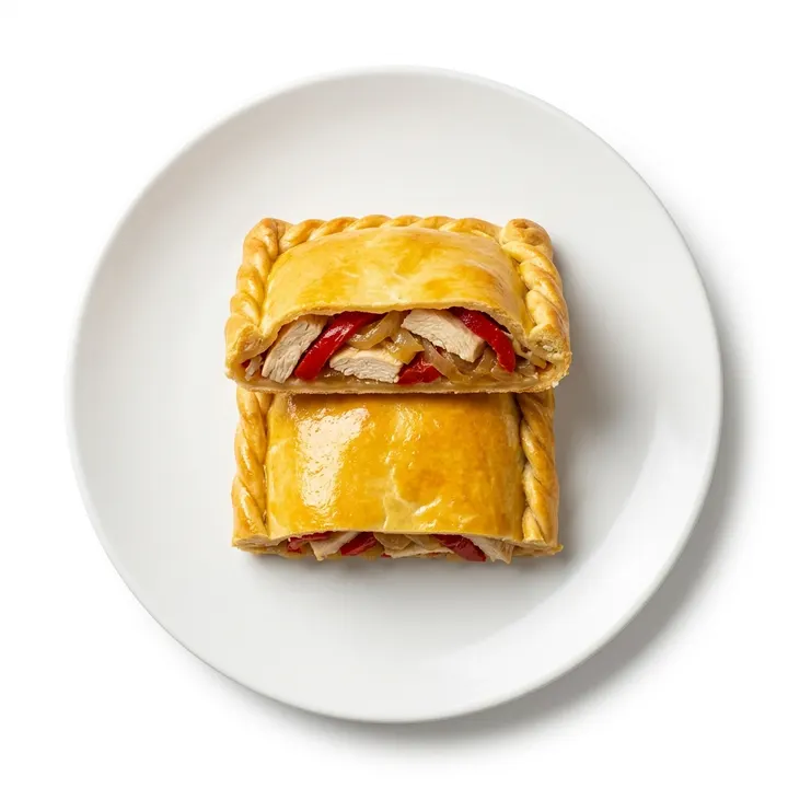 Empanada de pollo y pimientos