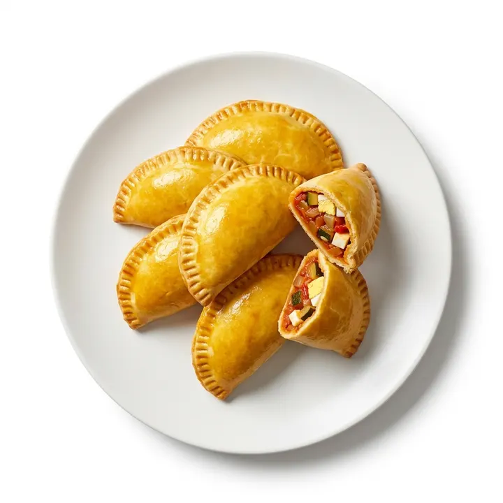 Empanadillas de pisto y huevo