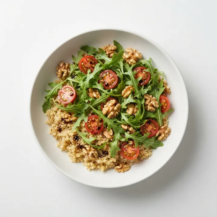 Ensalada templada de quinoa y frutos secos
