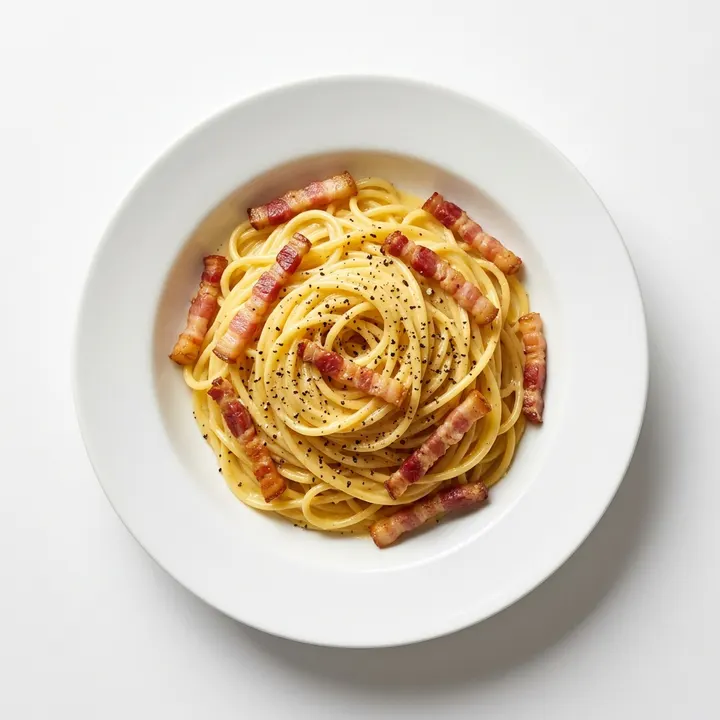 Espaguetis a la carbonara