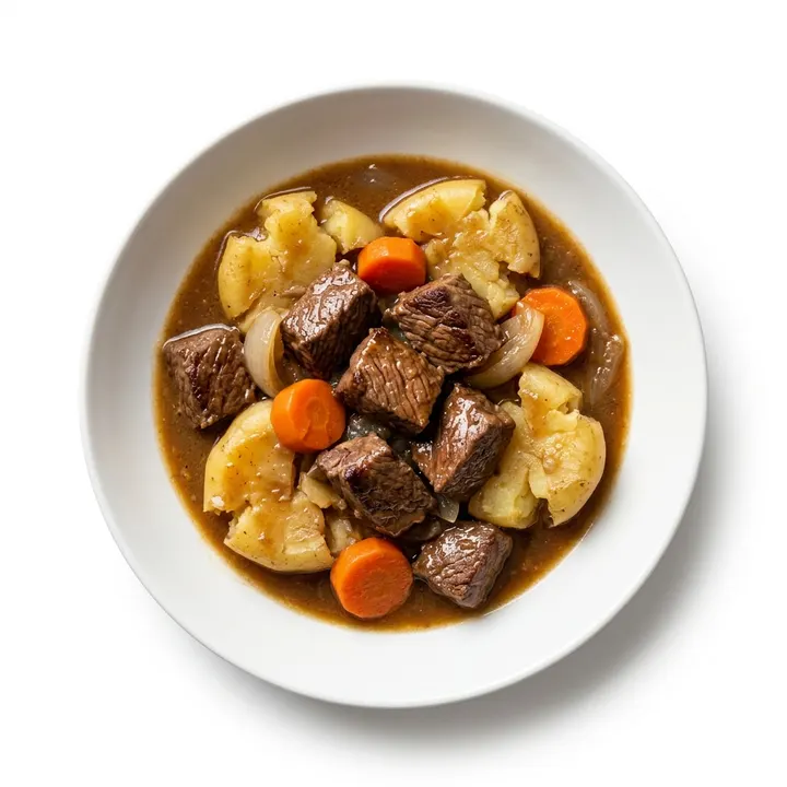 Estofado de ternera con patatas de la abuela