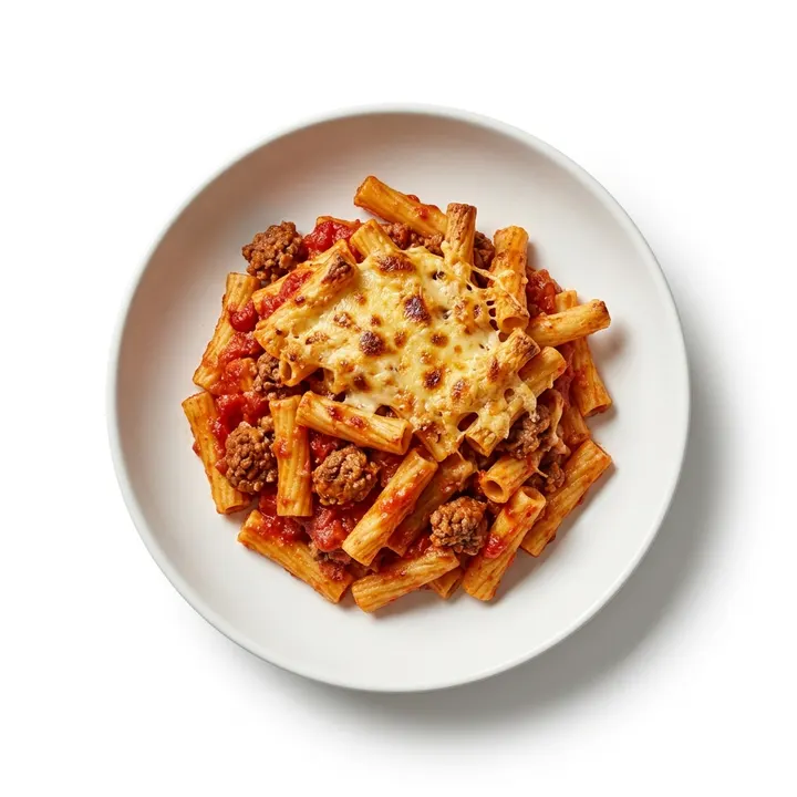Macarrones al horno con carne picada