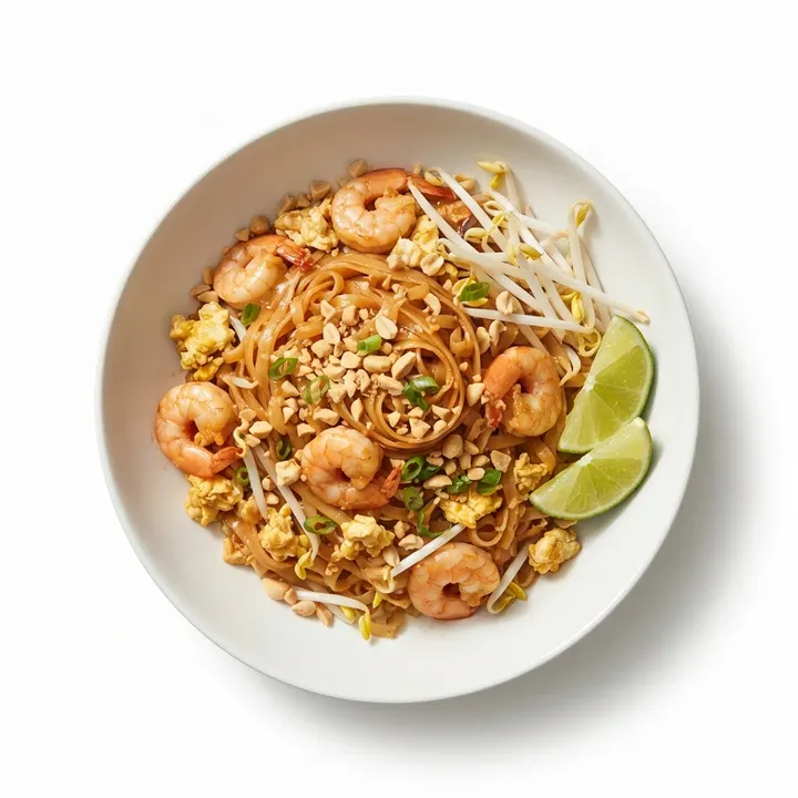 Pad thai de gambas