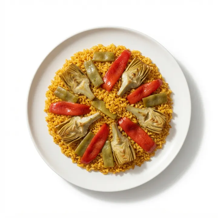 Paella de verduras