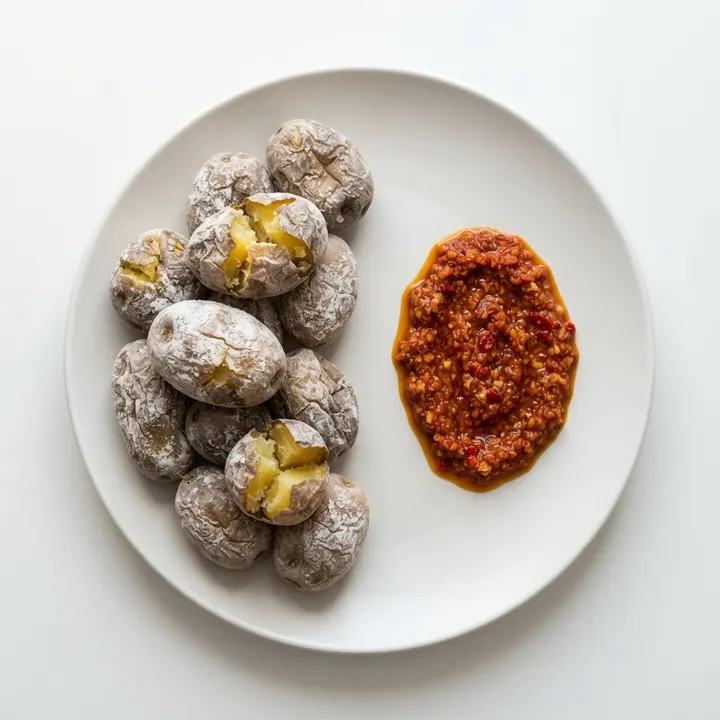 Papas arrugadas con mojo picón