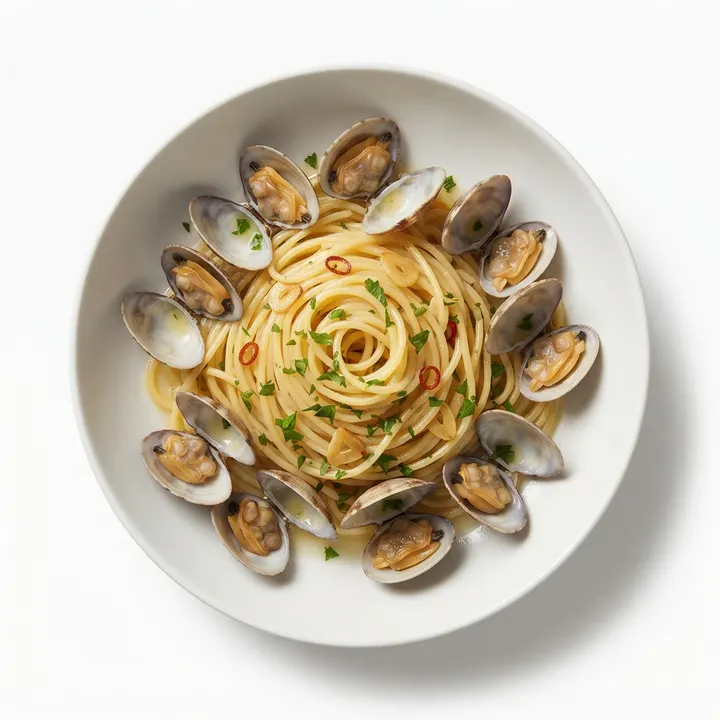 Pasta a las almejas (vongole)