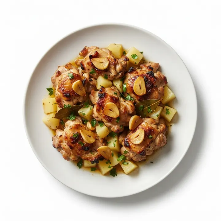 Pollo al ajillo