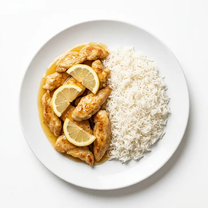 Pollo al limón al estilo chino