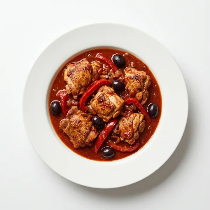 Pollo a la cazadora