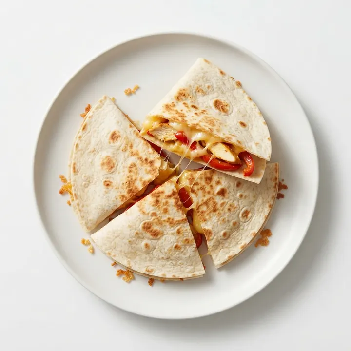 Quesadillas de pollo y queso