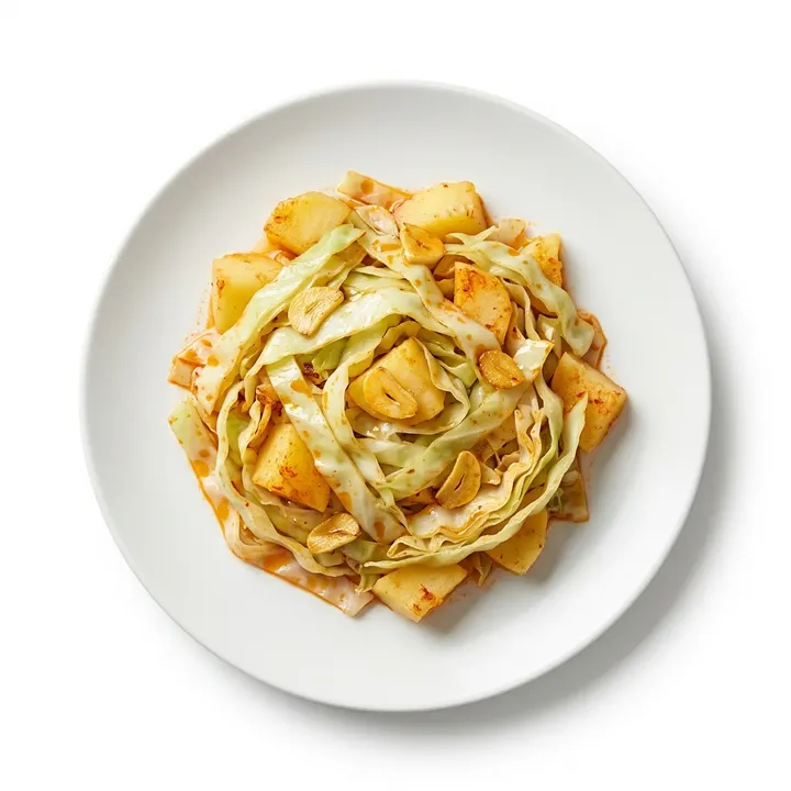 Repollo con patatas y pimentón de la abuela