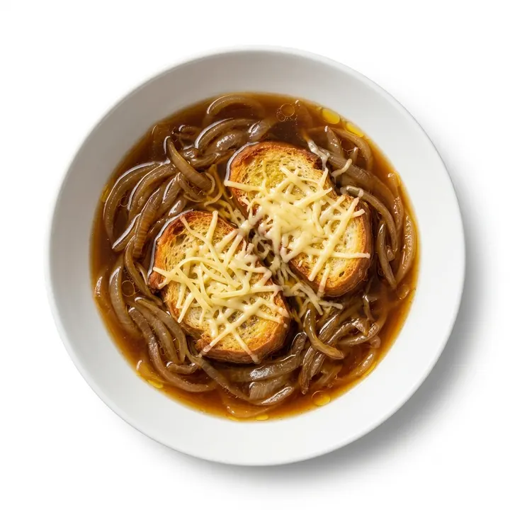 Sopa de cebolla francesa de la abuela