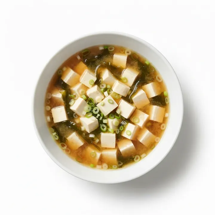 Sopa de miso con tofu