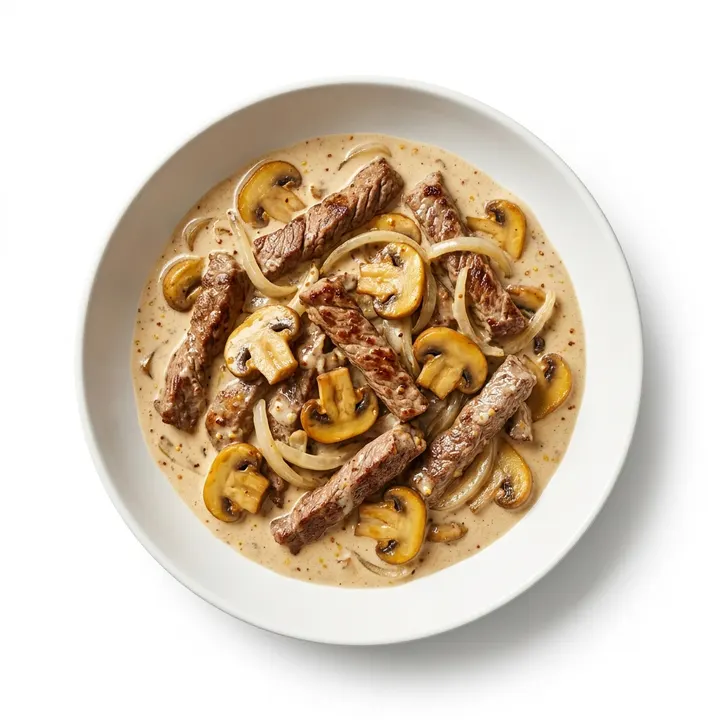 Ternera stroganoff de la abuela