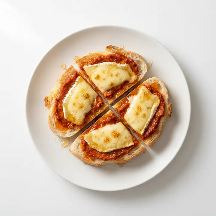 Tosta de sobrasada y queso