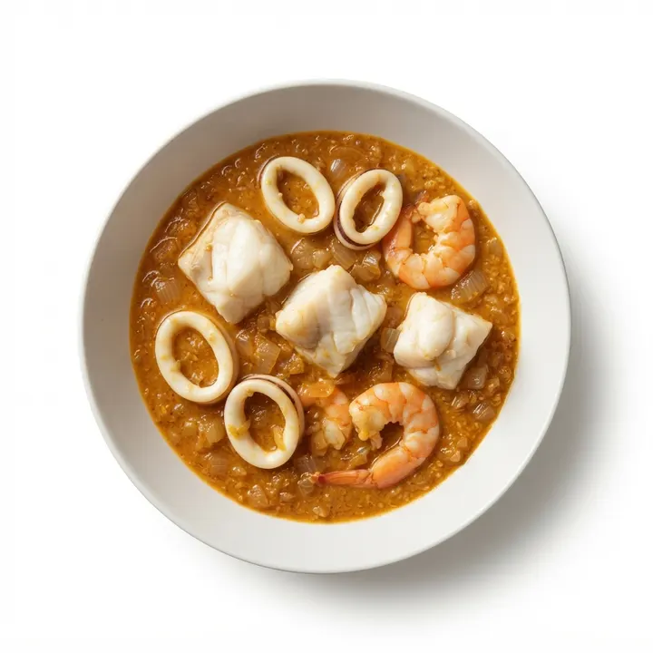 Zarzuela de pescado y marisco