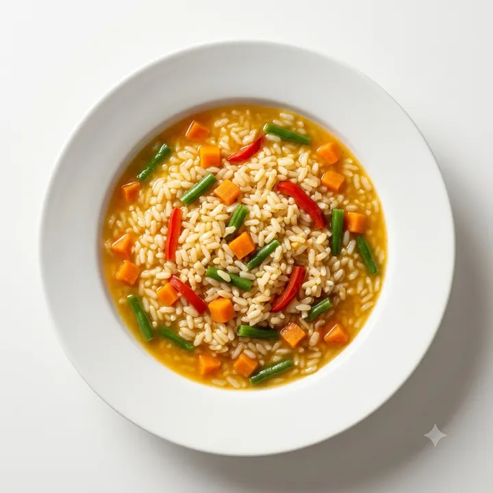 Arroz caldoso de verduras
