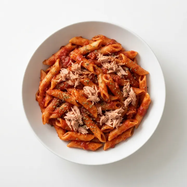 Pasta con atún y tomate exprés